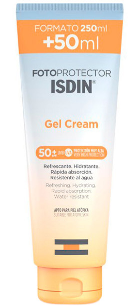 Сонцезахисний крем-гель Isdin Fotoprotector gel Cream SPF50+ 200 мл (8470003331180) - зображення 1