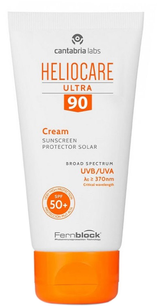 Krem przeciwsłoneczny do twarzy Heliocare Ultra 90 Cream SPF50+ 50 ml (8470003935791) - obraz 1