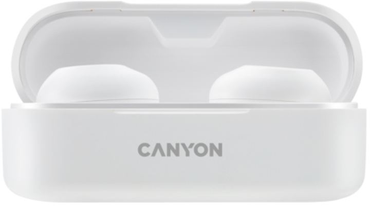 Бездротові навушники Canyon TWS-1 White (CNE-CBTHS1W) - зображення 1