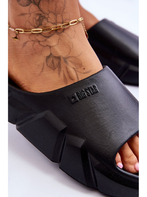 Жіночі шльопанці Big Star LL274594 41 Чорні (5900714632588) - зображення 7