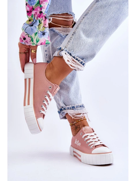 Trampki damskie Lee Cooper LCW-23-31-1804L 41 Różowe (5904292135271) - obraz 3