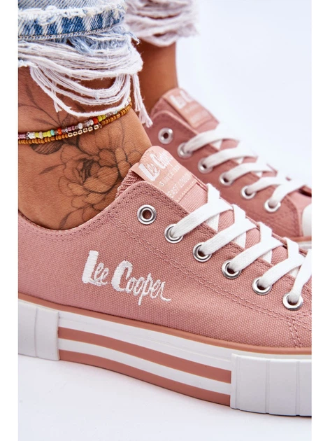 Trampki damskie Lee Cooper LCW-23-31-1804L 41 Różowe (5904292135271) - obraz 6