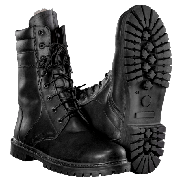 Берці тактичні польові полегшені черевики з вентиляцією для силових структур KOMBAT Чорний 39 (SK-N37439S) - зображення 1