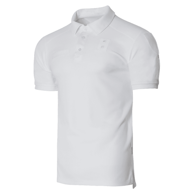Поло тактическое мужское повседневная дышащая футболка для силовых структур KOMBAT S Белый (SK-N954SS) - изображение 1