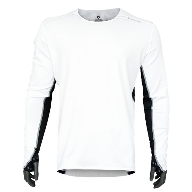 Лонгслів тактичний універсальний повсякденна футболка для занять спортом Білий XXL (SK-N5773XXLS) - зображення 1