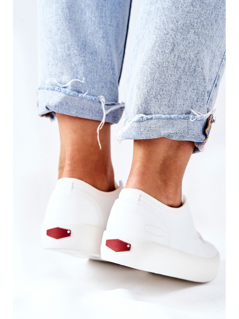 Жіночі кеди низькі Cross Jeans II2R4004C 39 Білі (8697319153651) - зображення 4