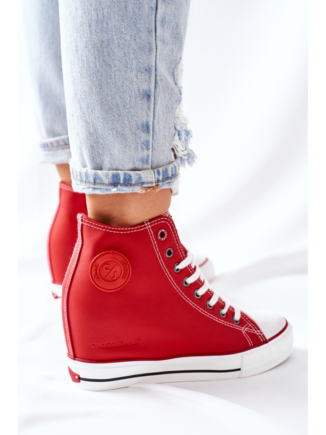 Жіночі снікери Cross Jeans II2R4026 38 Червоні (8697319152982) - зображення 3