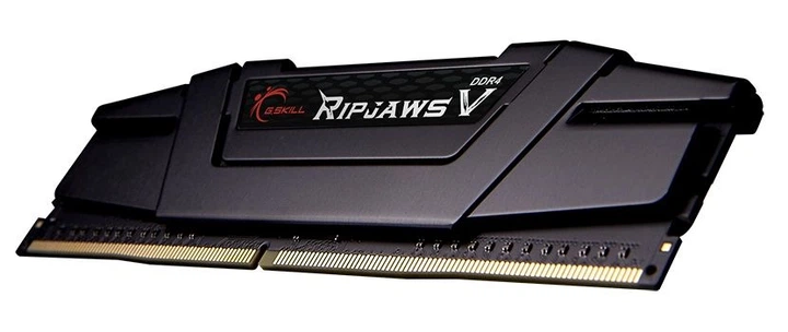 Модуль памяти для компьютера DDR4 16GB 3200 MHz RipjawsV G.Skill (F4-3200C16S-16GVK) - изображение 3