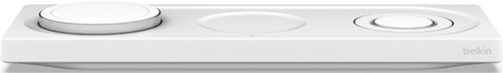 Підставка для бездротової зарядки Belkin 3-в-1 з MagSafe WHT (WIZ016VFWH) - зображення 4