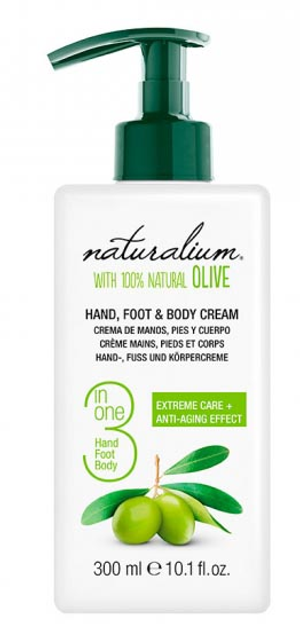 Крем для тіла Naturalium Natural Olive Cream 300 мл (8436551470870) - зображення 1