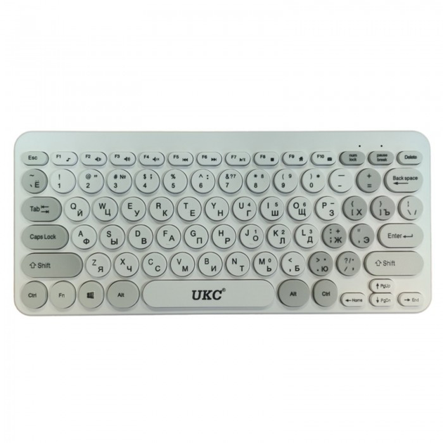 Беспроводная клавиатура mini и мышь keyboard UKC 5263 Комплект Белая ...