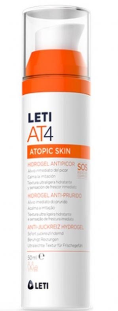 Крем для тіла Leti At-4 Atopic Skin Hydrogel Anti-Picor 50 мл (8431166181562) - зображення 1