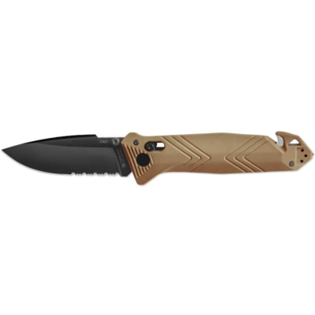 Нож Outdoor CAC Nitrox Serrator PA6 Sand (11060102) - изображение 1
