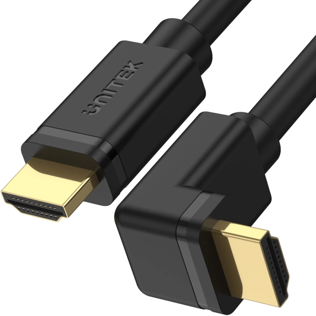 Kabel Unitek HDMI - HDMI 2.0 4K 90° 3 m (Y-C1002) - obraz 1
