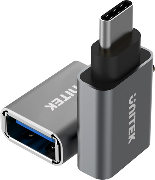 Adapter Unitek USB Type-C do USB (F) ALU (Y-A025CGY) - obraz 1
