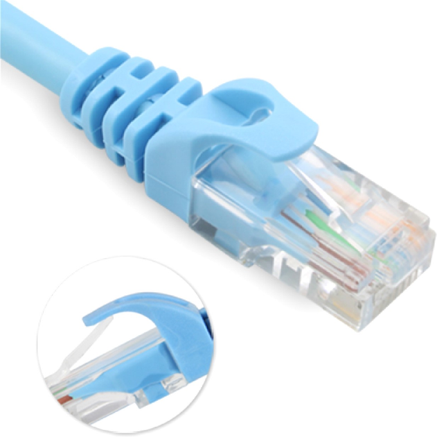 Patchcord Unitek UTP kat.6 1m niebieski (Y-C809ABL) - obraz 2