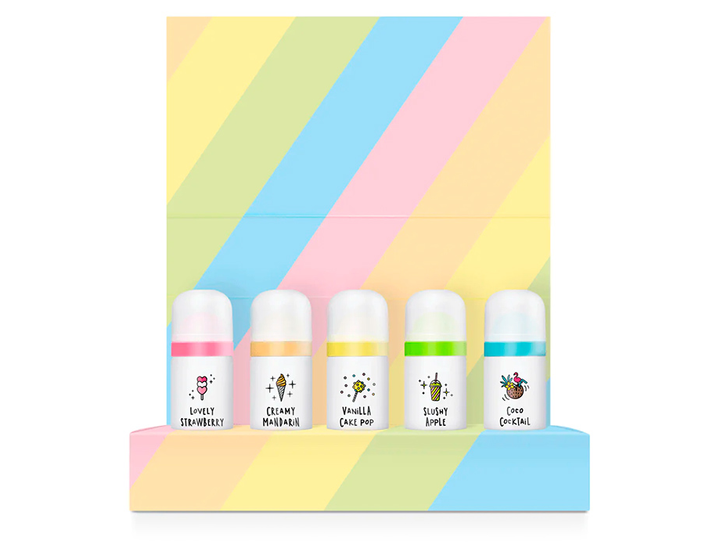 Подарочный набор из 5 мини-пенок для душа Bilou Rainbow-Set пена пенки для душа Билоу по 50мл - Фото 2 Подарочный набор из 5 мини-пенок для душа Bilou Rainbow-Set пена пенки для душа Билоу по 50мл - изображение 2
