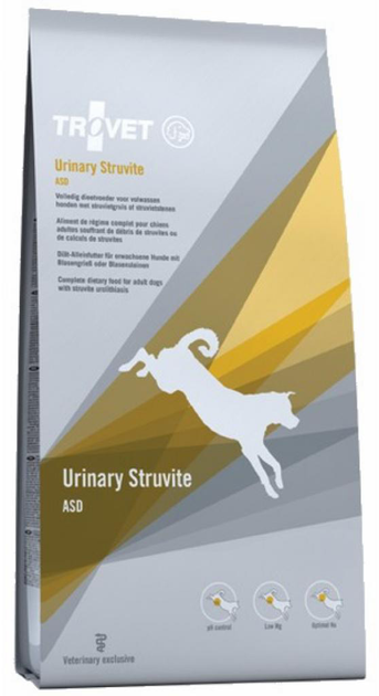 Sucha karma dla psów z problemami układu moczowego Trovet ASD Urinary Struvite Chicken 3 kg (8716811000260) - obraz 1