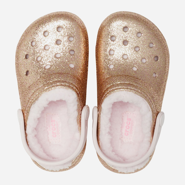 Дитячі крокси для дівчинки Crocs CR207462 J2 33/34 Золотисті (191448957664) - зображення 3