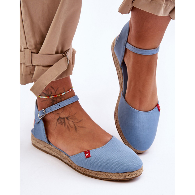 Жіночі еспадрильї Big Star FF274532 36 Блакитні (5900714184698) - зображення 1