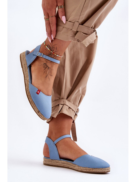 Жіночі еспадрильї Big Star FF274532 38 Блакитні (5900714184711) - зображення 2