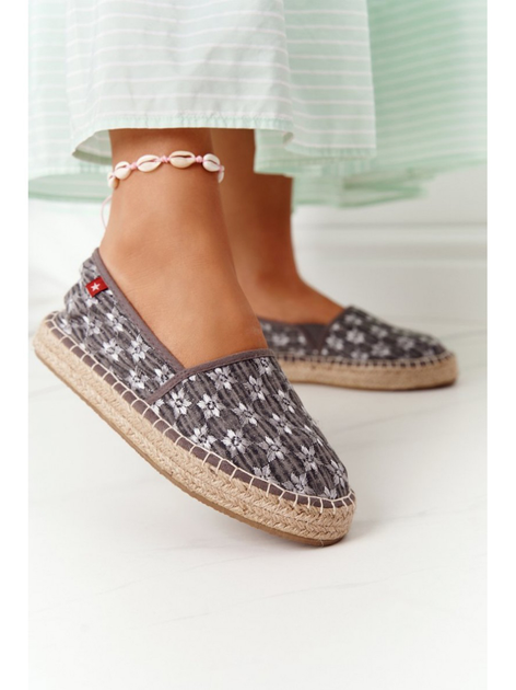 Damskie espadryle Big Star AA274680 37 Szare (5901437908585) - obraz 2