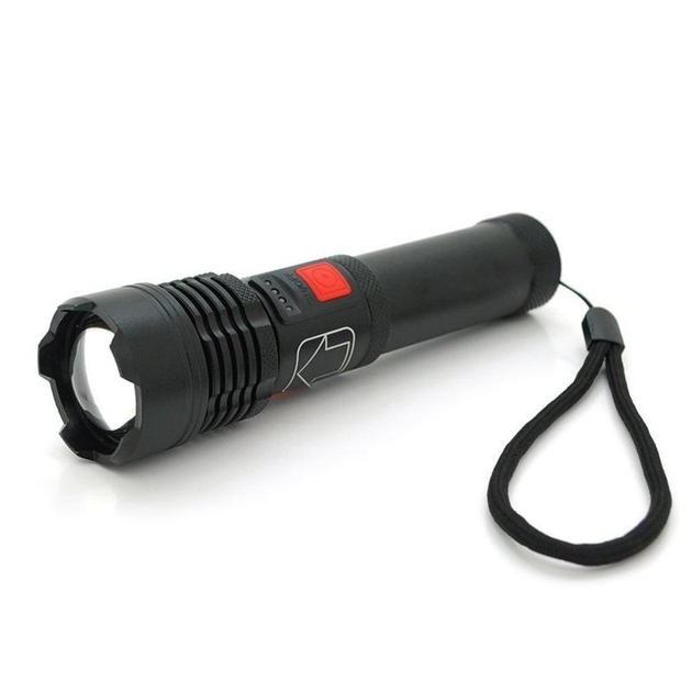 Ручной аккумуляторный фонарь BAILONG BL-X72-P90 черный (НФ-00006302) 3 режима - изображение 2