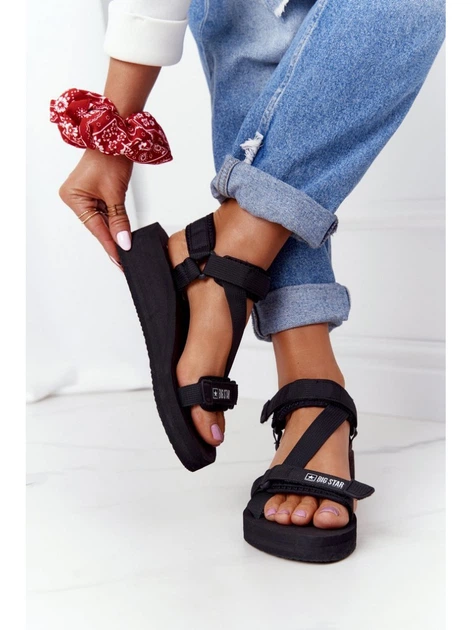 Жіночі сандалі Big Star FF274A349 38 Чорні (5900714213565) - зображення 4