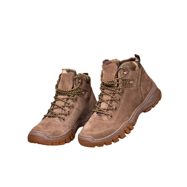Тактические летние ботинки (цвет койот), обувь для ВСУ, тактическая обувь, размер 43 (105002-43) - изображение 1