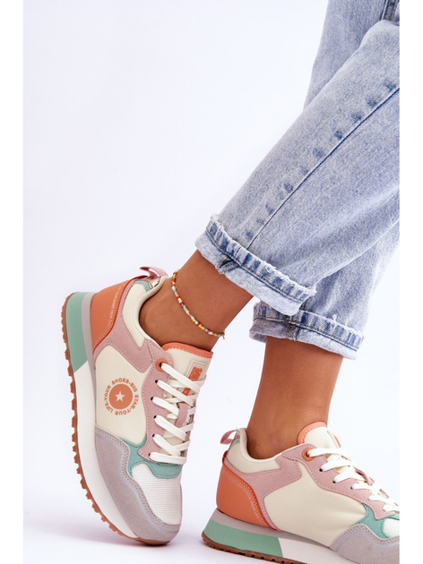 Buty sportowe damskie na platformie do kostki Big Star LL274542 38 Wielokolorowe (5900714624699) - obraz 6