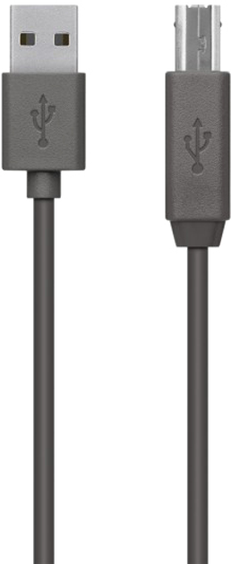 Кабель Belkin USB2.0 A - B Cable 1.8m (F3U154BT1.8M) - зображення 1