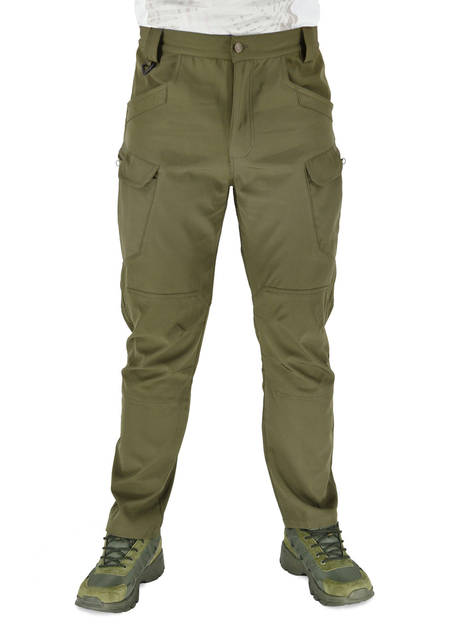 Літні тактичні штани карго Eagle SP-02 Soft Shell Olive Green 3XL - зображення 1