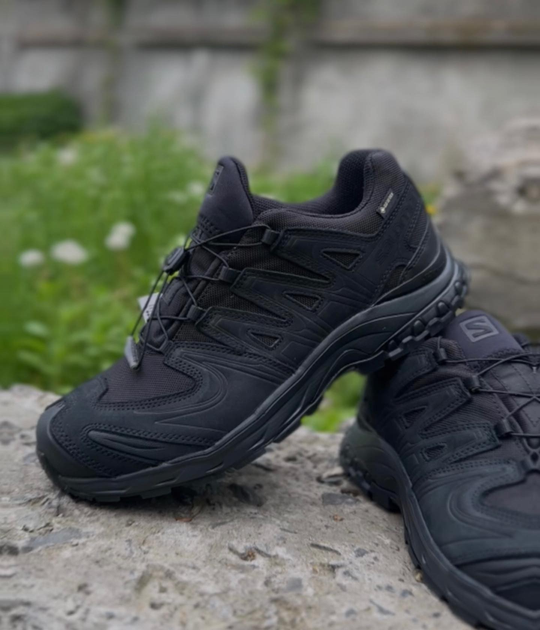 Тактические кроссовки SALOMON XA FORCES GTX, черные, размер 49 (1/3) - изображение 1