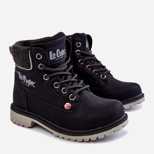 Черевики демісезонні дитячі Lee Cooper LCJ-22-01-1491 32 Чорні (5904292119905) - зображення 1