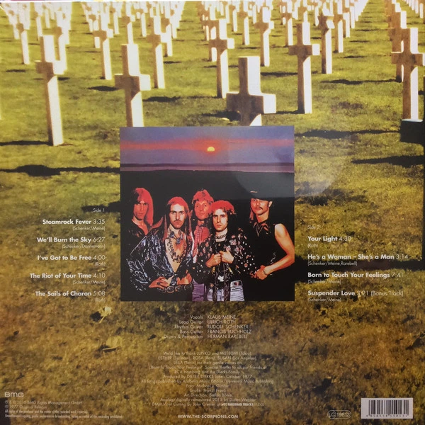 欧LP Scorpions Taken By Force 538150131 BMG /00260 Виниловая пластинка Scorpions – Taken By Force LP + Cd 2015