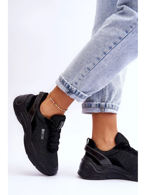 Sneakersy damskie Big Star LL274A065 39 Czarne (5900714633769) - obraz 4