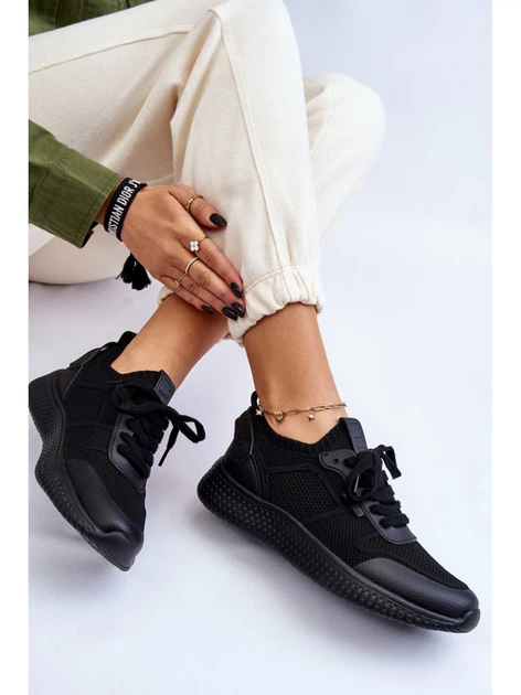 Жіночі кросівки Big Star LL274414 37 Чорні (5900714608934) - зображення 3