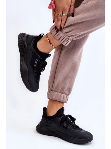 Жіночі снікери Big Star LL274419 38 Чорні (5900714609184) - зображення 3