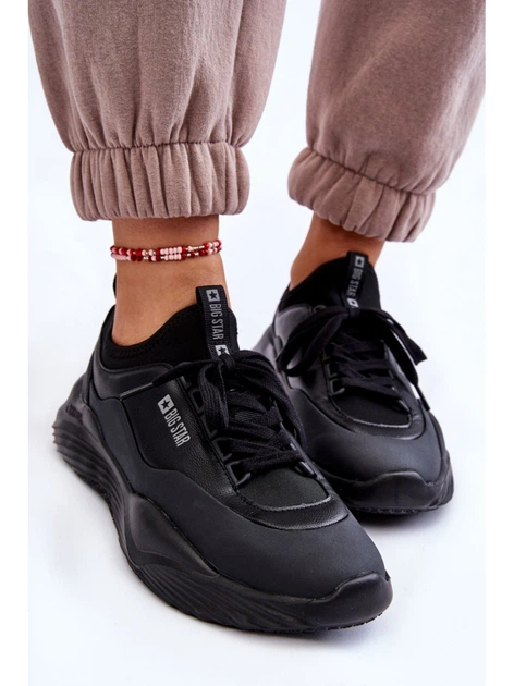 Жіночі снікери Big Star LL274419 41 Чорні (5900714609214) - зображення 5