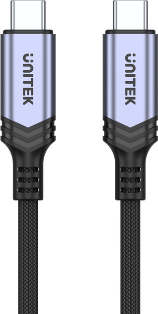 Кабель Unitek USB-C PD 240 Вт 2 м Black (C14110GY-2M) - зображення 3