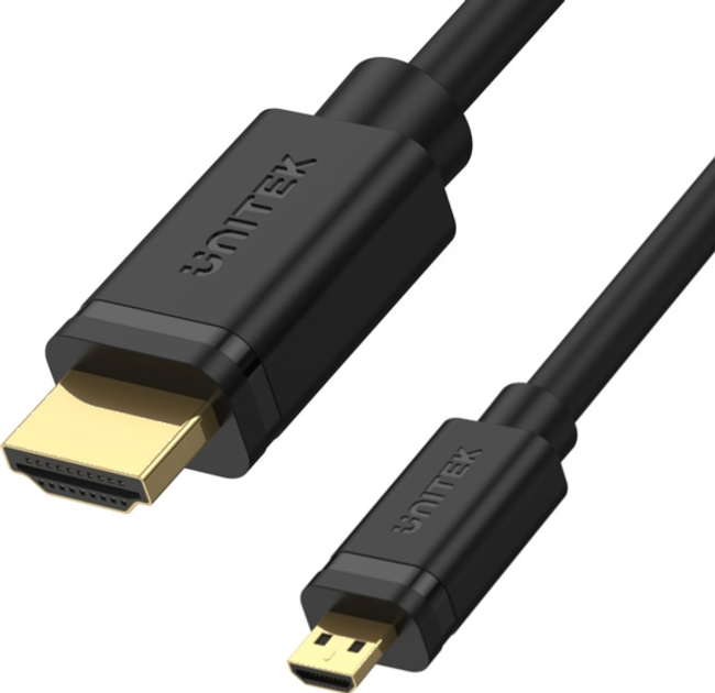 Kabel Unitek Micro HDMI - HDMI 2.0 4K 60 Hz, 2 m (4894160021342) - obraz 1