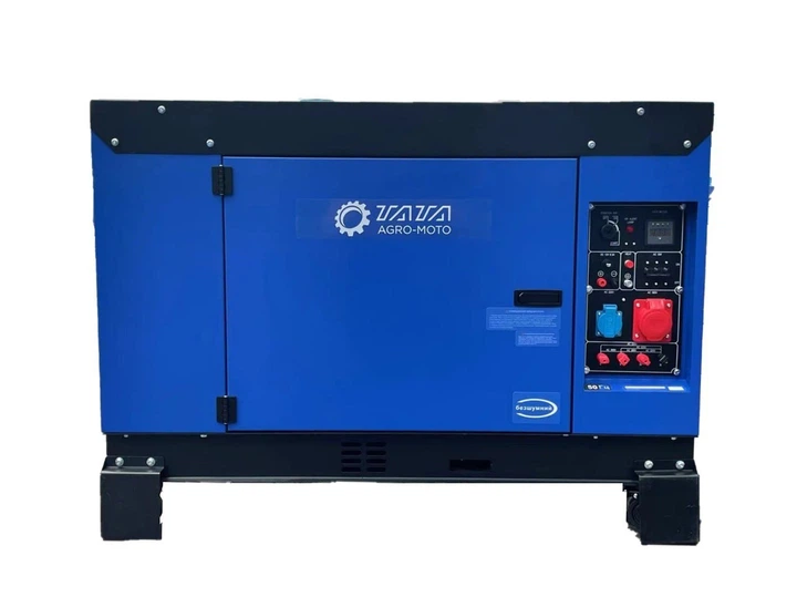 Генератор безшумный дизельный ТАТА JM12000TD 10KW (трёхфазный, подогрев ...