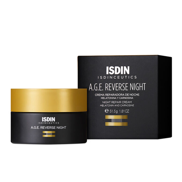 Крем для обличчя Isdin AGE Reverse Night Repair Cream 50 мл (8429420172401) - зображення 1