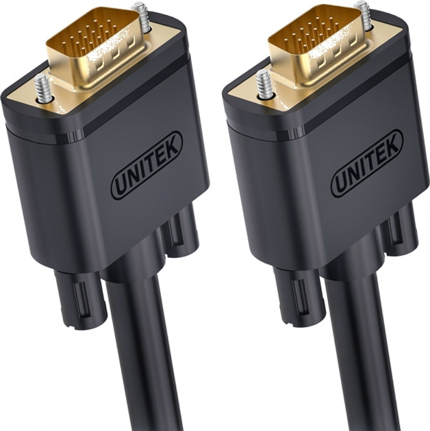 Kabel Unitek PREMIUM VGA HD15 M/M 12 m (Y-C535G) - obraz 1