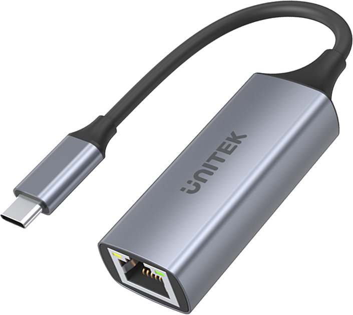 Adapter Unitek USB-C 3.1 Gen 1 - RJ45 1000 Mb/s (4894160042774) - obraz 1