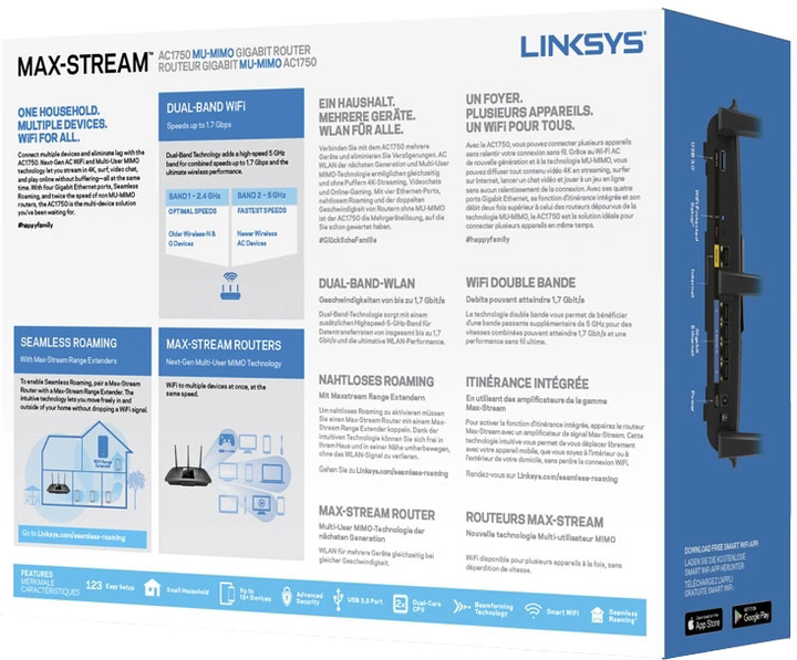 Маршрутизатор Linksys EA7300 (EA7300-EU) - зображення 4