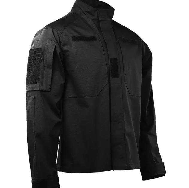 Куртка тактична кітель DSIII RIP STOP Чорний 46 - зображення 1