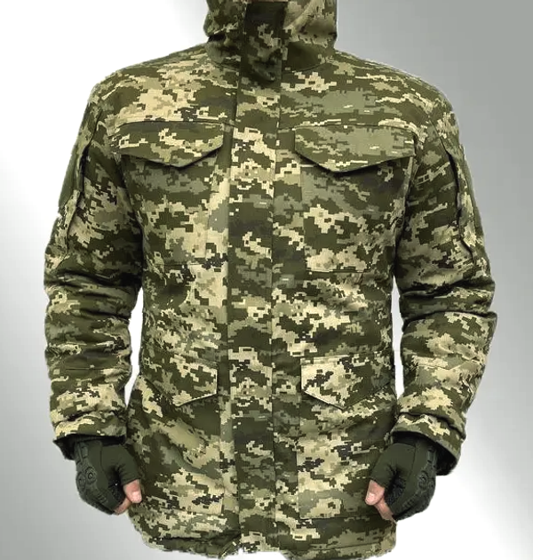 Бушлат Тактична куртка BTL-G Rip Stop Піксель 64 - зображення 1