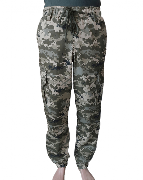 Мужские тактические летние штаны Джогеры р. L 50-52 Пиксель - изображение 1