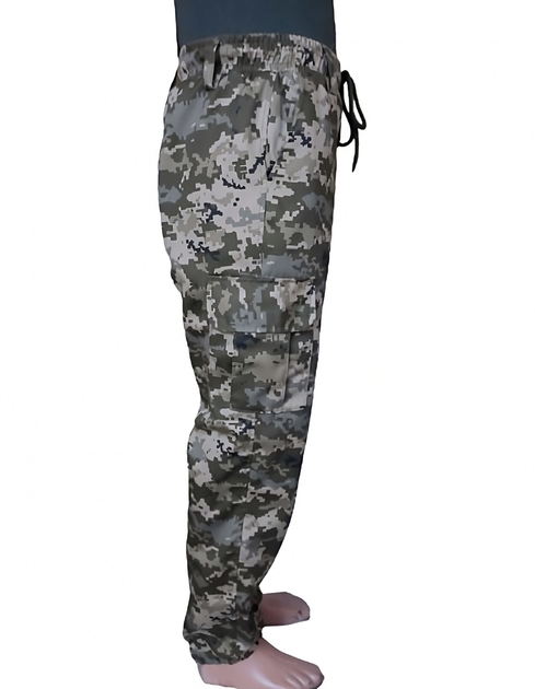 Чоловічі тактичні літні штани Джогери р. M 46-48 Піксель - зображення 2
